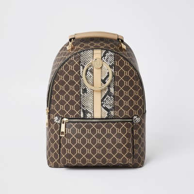 ladies backpack river island