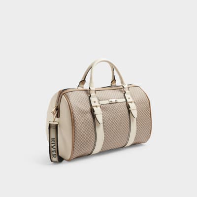 River island monogram duffle bag sale