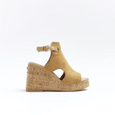 Yellow wedges 2024 river island