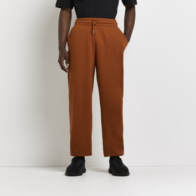 brown oversized joggers