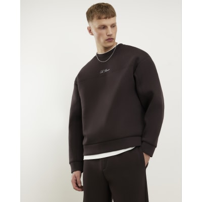 Brown Oversized Fit Premium Sweatshirt