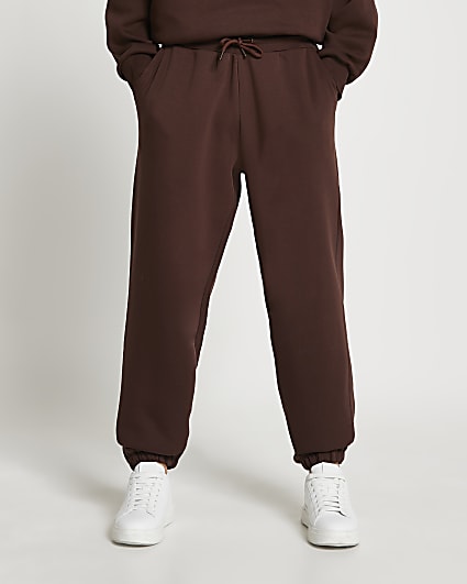 Brown oversized joggers