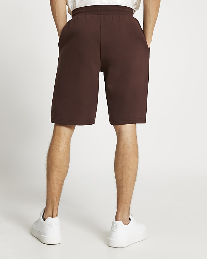Brown oversized shorts