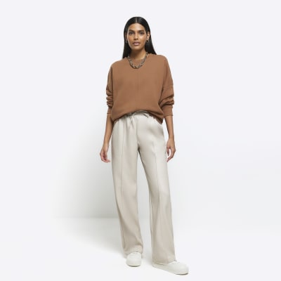 Brown Oversized Sweatshirt River Island