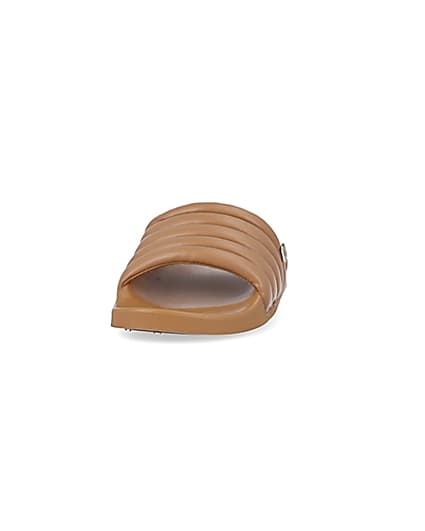 360 degree animation of product Brown padded sliders frame-22