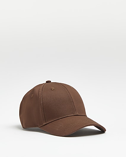 Brown 'Paris' Twill cap