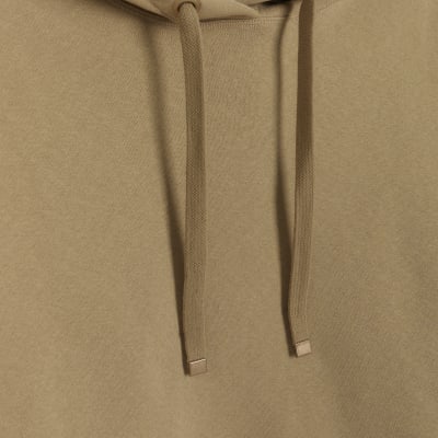 Brown plain hoodie | River Island