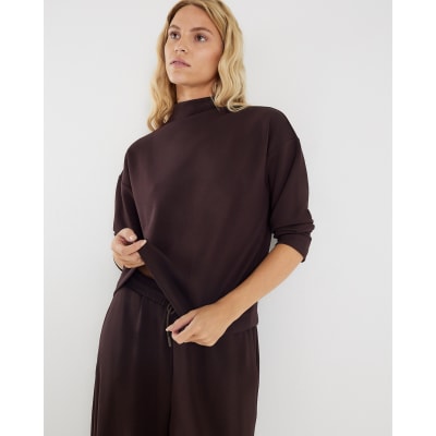 Brown Premium Long Sleeve Top