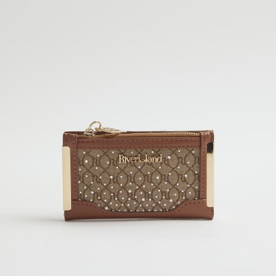 Coin Purse Small Purse River Island Brown RI Monogram Heatseal