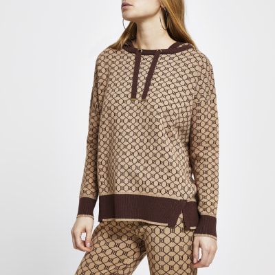 river island teddy hoodie