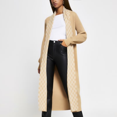 river island monogram cardigan