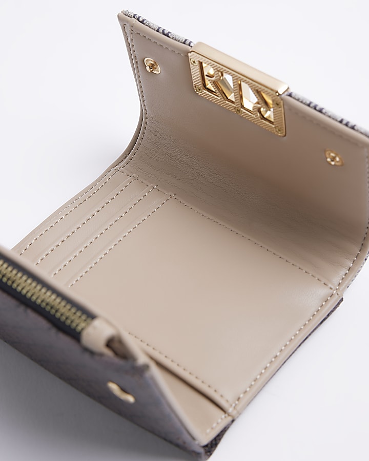 Brown RI monogram purse