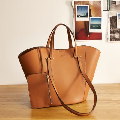 Brown RI Studio leather tote handbag
