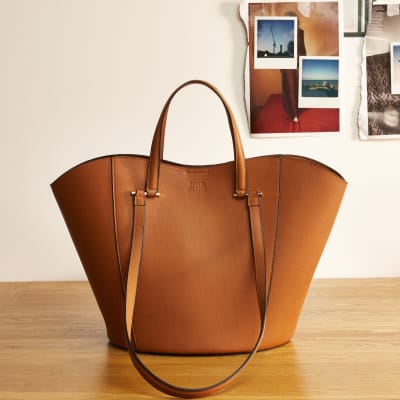 Brown RI Studio leather tote handbag