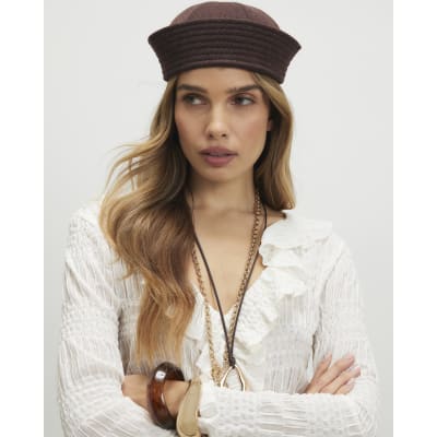 Brown Sailor Hat