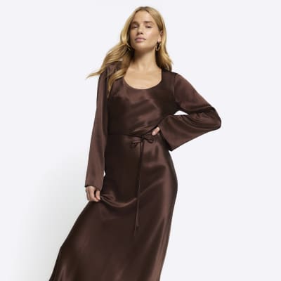 River island silk dress sales
