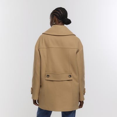 River island 2024 camel jacket