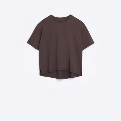 Brown short sleeve t-shirt