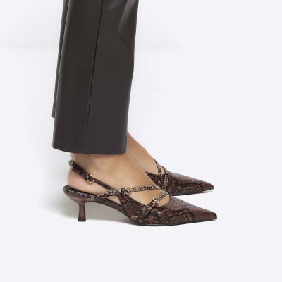 River island snake 2025 print shoes