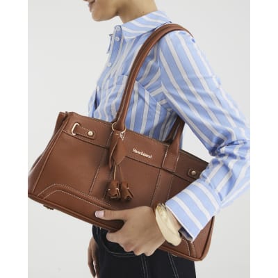 Brown Soft Tote Bag