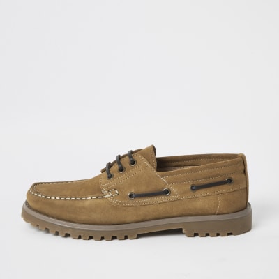 thick sole boat shoes