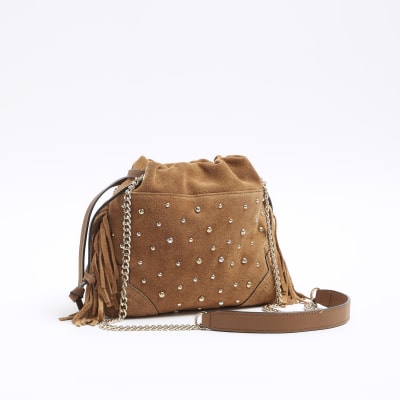 River island fringe bag sale