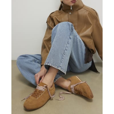 Brown Suede Trainers