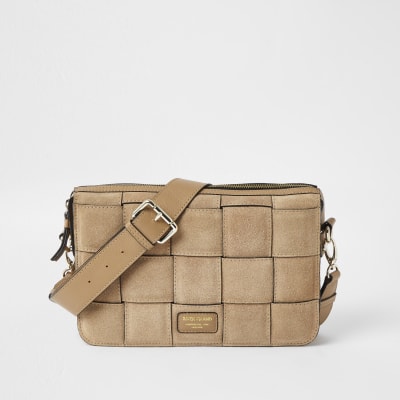 river island suede bag