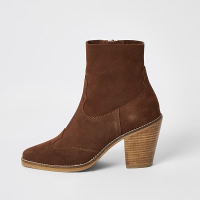 river island suede ankle boots