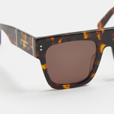 Brown Tortoiseshell Oversized Sunglasses River Island