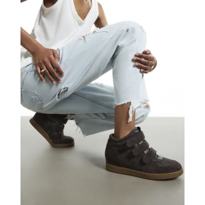 Velcro Hidden Wedge Trainers