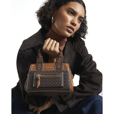 Webbing Handle Monogram Tote Bag