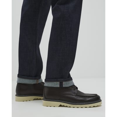 Brown Wedge Chukka Boots