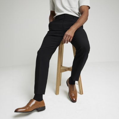 Brown Wide Fit Leather Brogues