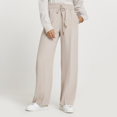 Brown wide leg trousers
