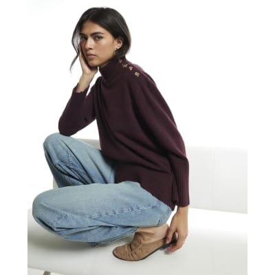 Button Shoulder Jumper