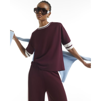 Premium Tipped Boxy T Shirt