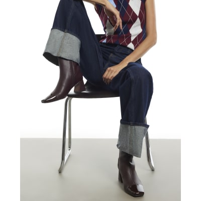 Toe Cap Ankle Boots