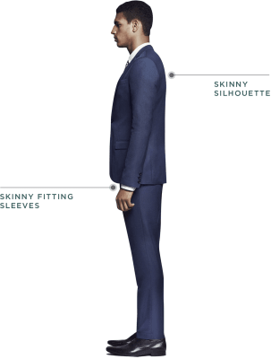 slim skinny suits