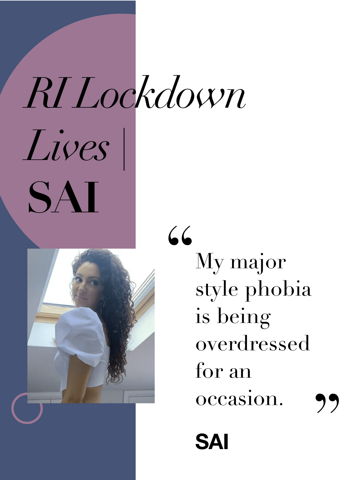 RI Lockdown Lives | SAI