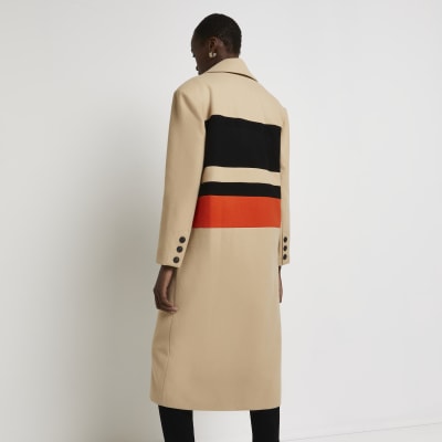 river island camel coat mens
