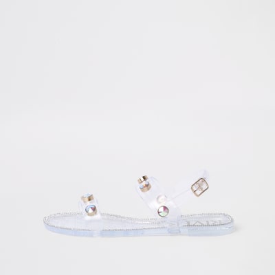 river island jelly sandals