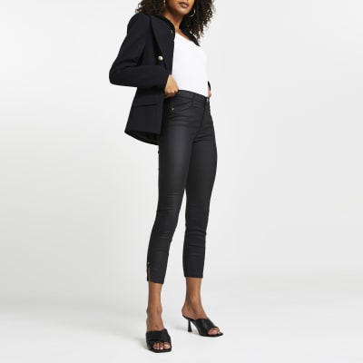 coated jeans river island