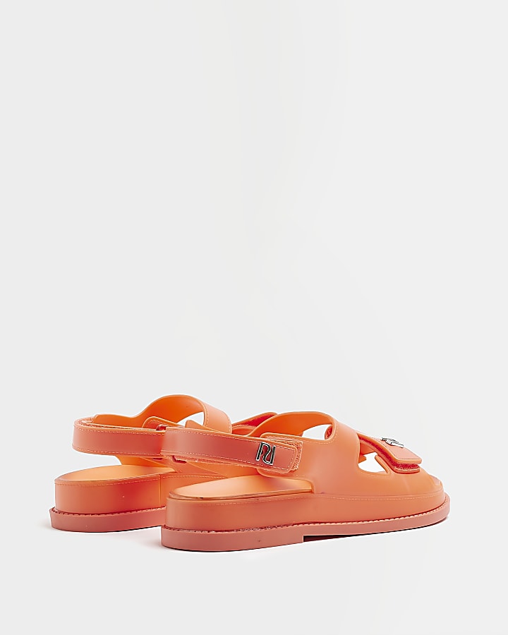 Coral chunky sandals