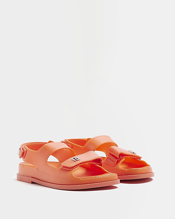 Coral chunky sandals