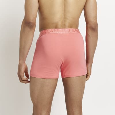 Coral multipack of 5 RI boxers River Island