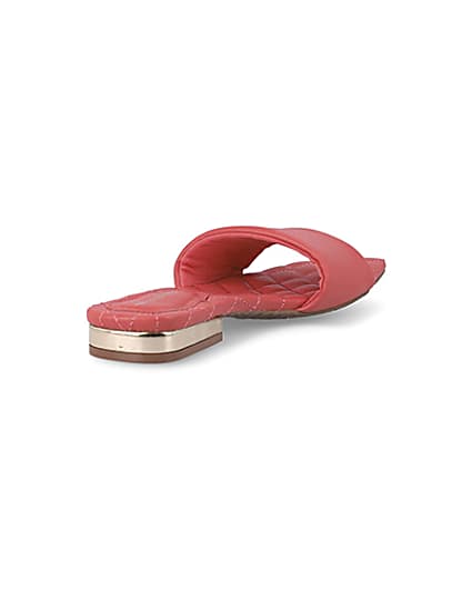 360 degree animation of product Coral red padded slides frame-11