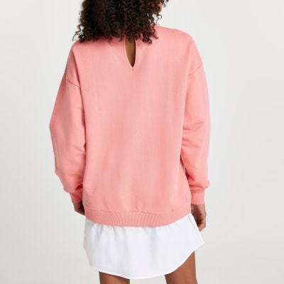 Coral 'Rue Saint Paradis' sweater dress