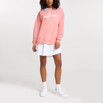 Coral 'Rue Saint Paradis' sweater dress