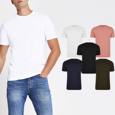 river island slim fit t shirt